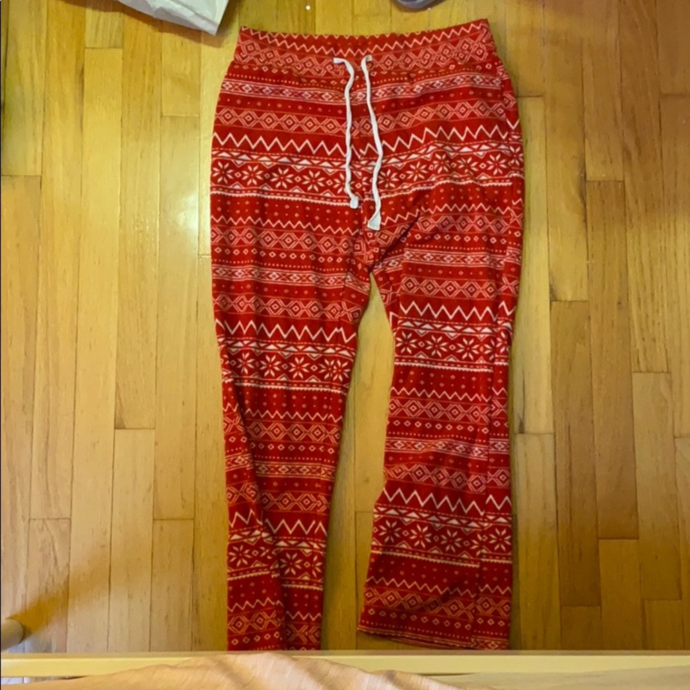 Christmas fleece pajama pants